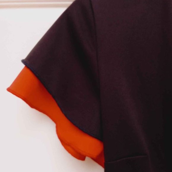 Black 1960s Button Slit Bodycon Dress - Picture 5 of 8